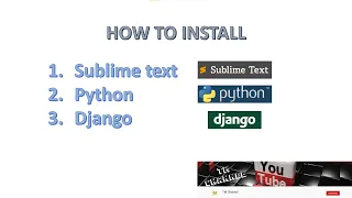 How to install Python II Django II Sublime text on windows