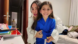 ANTONELLA E GAEL TROCAM DE FAIXA NO JUDÔ 🥋💙 