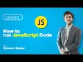 How to run JavaScript Code Class02 Vs code Console Extrovert Mazhar - FreeCodeCamp