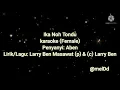 Ika Noh Tondu - Aben (female key)|karaoke