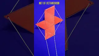 Net Of An Octahedron Pull Up Nets Math Shortvideo Maths Octahedron 