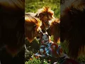 Download Lagu Lions Show Affection to a Baby Boy – Rare Bond #lionattacks #baby #babysmile #lion #ai #aigenerated