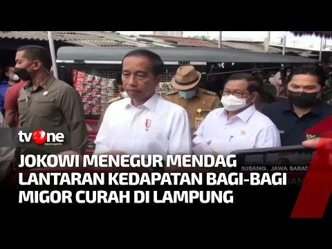 Presiden RI "Sentil" Mendag untuk Fokus Turunkan Harga MiGor Curah