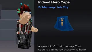 UGC GRATIS CARA MENDAPATKAN INDEED HERO CAPE DI ROBLOX