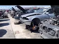 Mercedes-Benz Sedans at Junkyard in Las Vegas Nevada