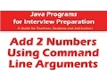 Add Two Numbers in JAVA - Java Programs for Interview Preparation