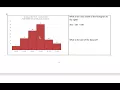 Statistics Class width and data set size from a histogram