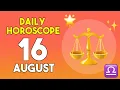 Libra horoscope today - August 16 2026