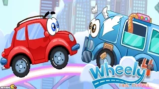 wheely 4 time travel walkthrough all levels hd