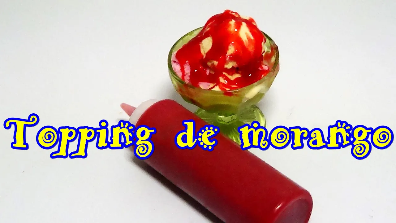 RECEITA TOPPING DE MORANGO OTIMO PARA TODAS SOBREMESAS (CANAL CHANTILLY COM CHOCOLATE)
