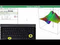 Calcplot3D Keypad Shortcuts