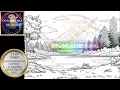 LANDSCAPE NATURE Scenery Coloring Book for Adults Printable Coloring Book
