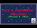 PICO-8 Programming Challenge 8 Tables