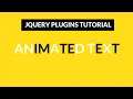 Awesome Animated Text using JQuery Funny Text JS Tutorial