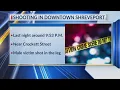 Shreveport police investigate a shooting in Downtown