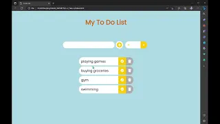 Internship Oasis Infobyte Level2 Task3 A Basic To-Do Webapp