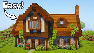 Minecraft: How to Build a Large Medieval House | Tutorial🏠