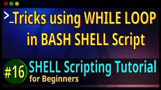 16 Some tricks using WHILE LOOP in BASH SHELL Script - Interval Commands execution