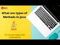 Methods in Java Core Java for Selenium Selenium Tutorial BIX IT ACADEMY