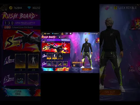 1st Spin mein New legendary bundle dark desires mil gaya 😝🥳 #shorts #freefire #youtubeshorts