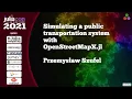 Download Lagu Simulating a public transportation system with OpenStreetMapX.jl | Przemysław Szufel | JuliaCon2021