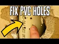 How to Fix a Hole in a PVC Pipe