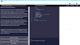 Basic CSS Improve Compatibility with Browser Fallbacks freeCodeCamp