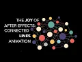 After Effects 2021 Connected Dots Network Node Animations with Interconnected Lines