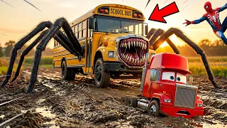 O ÔNIBUS DO MAL PRENDEU O MACK NA LAMA E O HOMEM ARANHA RESGATOU!