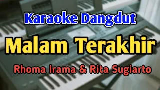 malam terakhir karaoke nada pria cowok duet dangdut original audio hq live keyboard