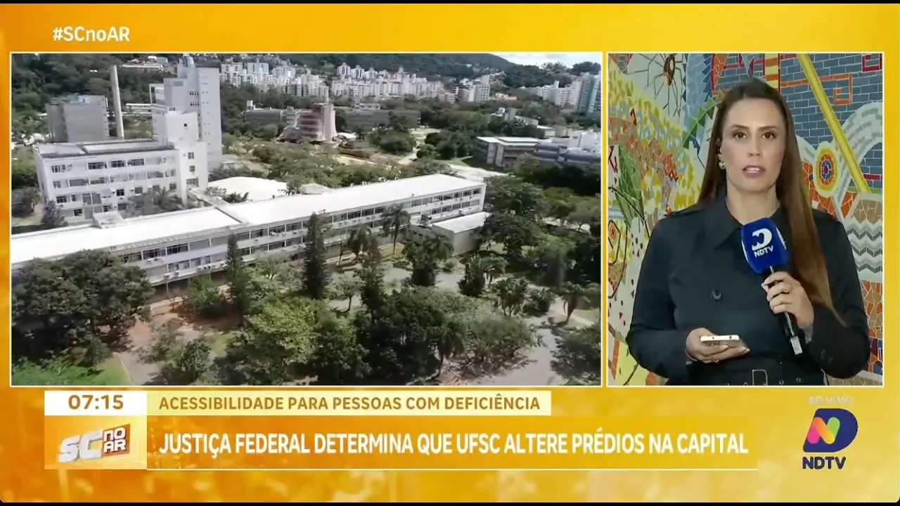 Justiça Federal exige acessibilidade em prédios da UFSC em Florianópolis
