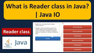 What is Reader class in Java Java IO Java Tutorial