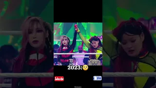 Kairi Sane And Iyo Sky Then Vs Now Edit Kairisane Iyosky Shorts 