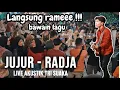 Download Lagu JUJUR - RADJA (LIRIK) LIVE AKUSTIK COVER BY  TRI SUAKA - PENDOPO LAWAS