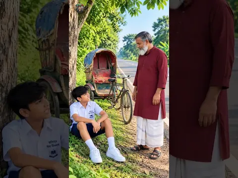 স্কুলছাত্রের বাবার বিপদে বৃদ্ধের সাহসিকতা, মুগ্ধ হয়ে টাকা দিলেন পুলিশ! #humanity #shorts