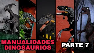 MANUALIDADES DINOSAURIOS DIORAMAS (PARTE 7) 