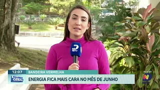 Conta de luz fica mais cara em junho com bandeira vermelha