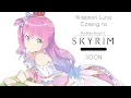 Character Spotlight Himemori Luna from Hololive comes to save Skyrim