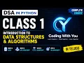 DSA in Python Class 1 Introduction to Data Structures Algorithms Telugu