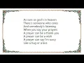 Collin Raye - When You Say Your Prayers Lyrics