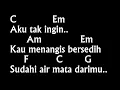 Chord \u0026 Lirik Baik2 Sayang - Wali Band