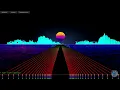 Animated Retrowave sunset and sunrise in JavaFX 3D