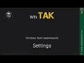 WinTAK 4 0 Settings Tutorial