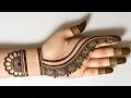 Download Lagu Stylish easy front hand MEHNDI design | simple mehandi design | mehndi design new | mehndi | mehandi