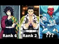 All 12 HASHIRA in Demon Slayer Ranked
