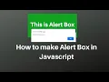 How To Set Alert Box On Webpage Using Javascript Javascript Me Alert Kaise Lgaye