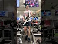 "Classics of Love" by Common Rider, bass cover on treadmill