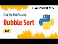P5 - Bubble Sort in Python Class 12 NCERT 2025 Using Function