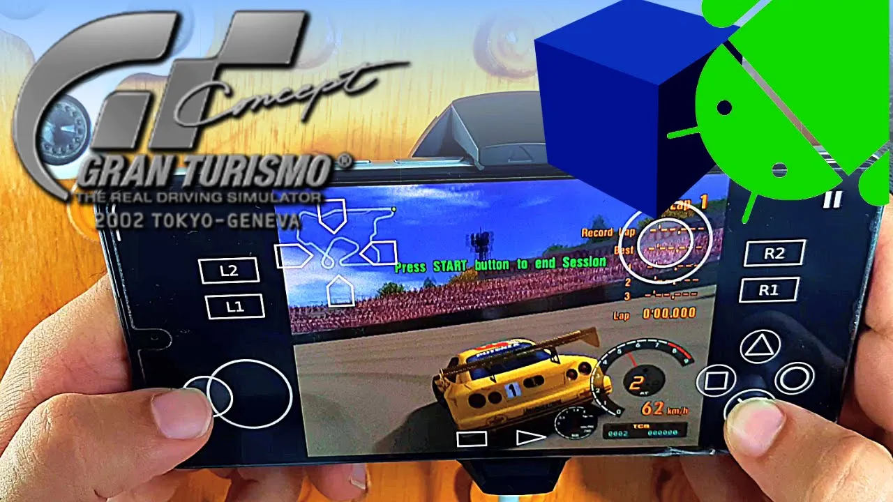 Gran Turismo 2002 Tokyo Geneva AetherSX2 - PS2 Emulator Android Gameplay - 2022