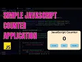 Simple Counter App JavaScript Project in Hindi Savage Arush